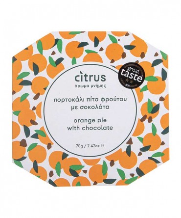Citrus - Sweet Pie with Orange and Dark Chocolate