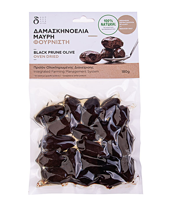 Family Farms - Damask Olives in Oven, 180gr