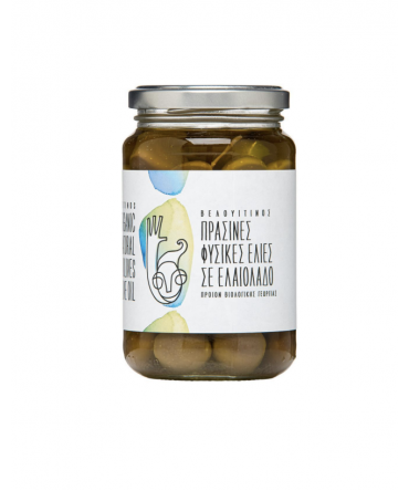 Family Farms - Green Olives in Extra Virgin Olive Oil ΒΙΟ