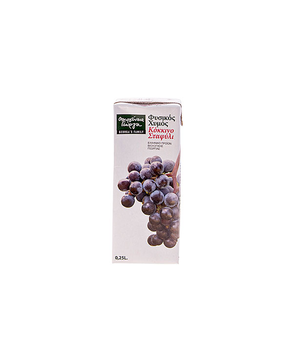 Georgas Family - Red Grape Natural Juice (No Sugar Added) BIO