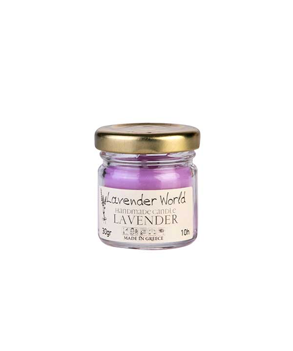 Lavender World - Handmade Wax with Levander Essential Oil, 30gr
